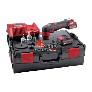 Ekscentrinis akumuliatorinis poliruoklis / šlifuoklis FLEX PXE 80 12,0-EC/2,5 Set - 80mm 12V