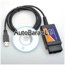 ELM327 V1.5 versija obd auto diagnostika - USB cable