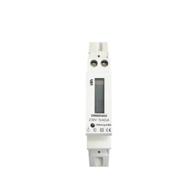 Elektros skaitiklis DIN00540A (1 Fazė, 40A) Elektros skaitiklis DIN00540A (1 Fazė, 40A)