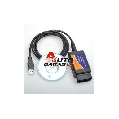 ELM327 V1.5 versija obd auto diagnostika - USB cable