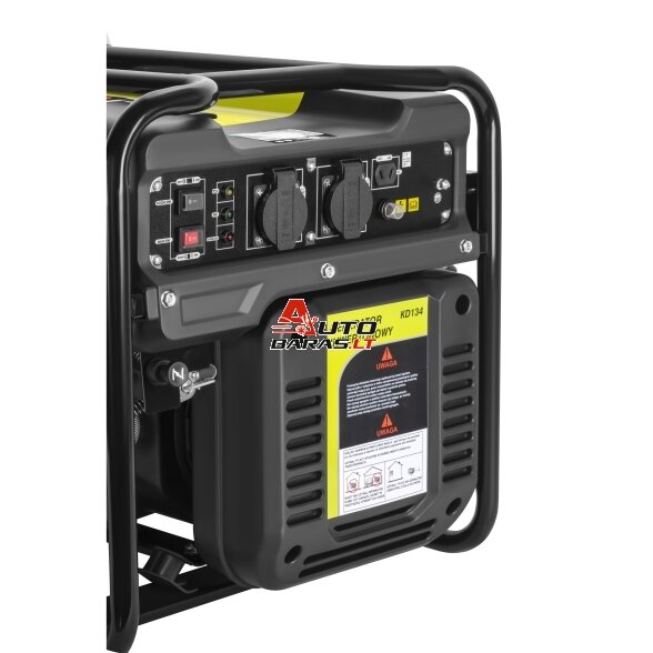 El. srovės generatorius benzininis inverterinis 4000W 230V 8