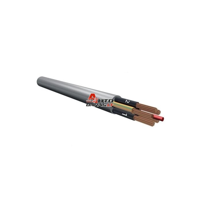 Elmat HSLH-JZ 2x1.5 kabelis (1m, Cca, 300/500V)