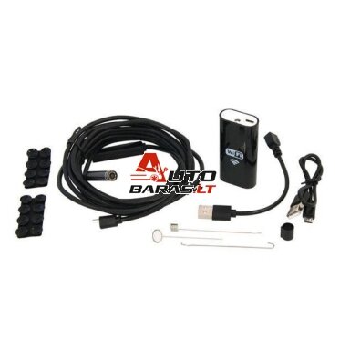 Endoskopas su WI-FI, Ø 8mm, 5m Endoskopas su WI-FI, Ø 8mm, 5m