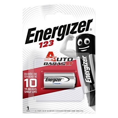 Energizer ličio baterija CR123