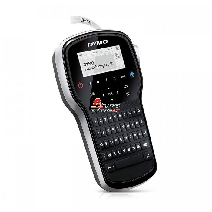 Etikečių spausdintuvas DYMO LabelManager LM280 S0968920 (ekranas, pakraunamas, D1 6–12 mm)