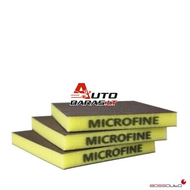 EUROLUX Dvipusė abrazyvinė kempinė - Fine / Micro Fine / Super Fine - 100vnt