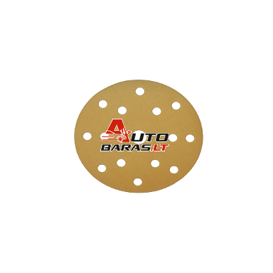 EUROLUX GOLD Šlifavimo Diskai, 150mm, 15 Skylių - 100vnt