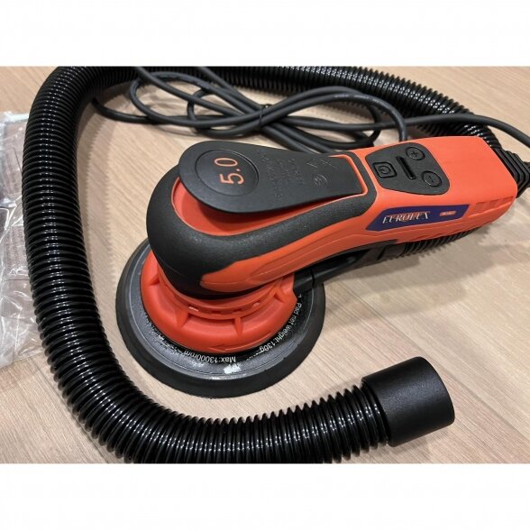 EUROLUX DEROS 5.0 Elektrinis ekscentrinis šlifuoklis 150 mm 350w 1