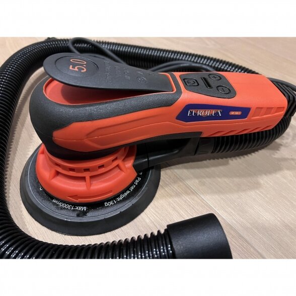 EUROLUX DEROS 5.0 Elektrinis ekscentrinis šlifuoklis 150 mm 350w 2