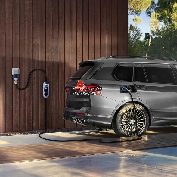 EV Įkroviklis nešiojamas 3.6kW 16A EVFUEL Type 2 6