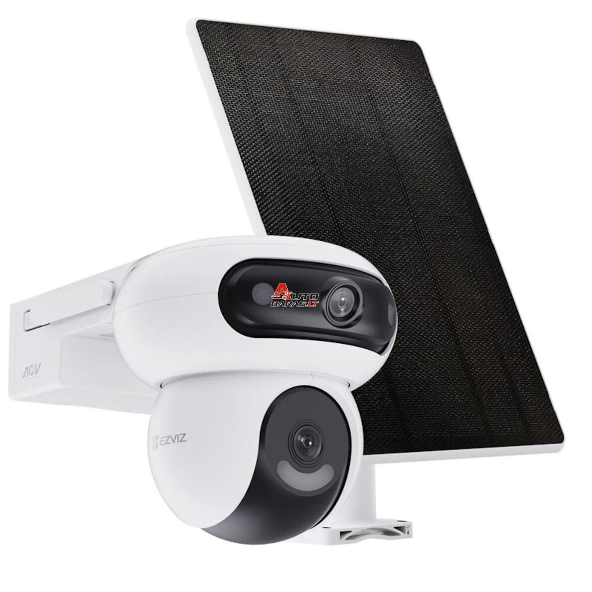 EZVIZ CS-HB90/SP lauko akumuliatorinė dviguba kamera WIFI (2x4MP, 10400mAh, Su saulės panele)