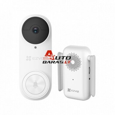 EZVIZ belaidis lauko durų skambutis CS-DB2 (5 MP) EZVIZ belaidis lauko durų skambutis CS-DB2 (5 MP)