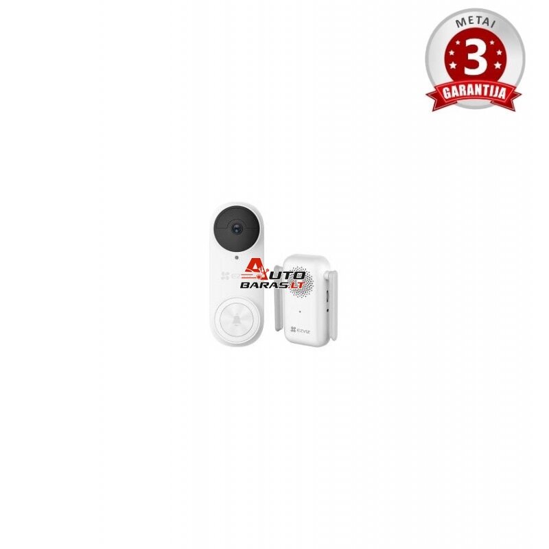 EZVIZ belaidis lauko durų skambutis CS-DB2  (5 MP) 1