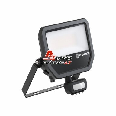 FLOODLIGHT LED prožektorius Ledvance 4099854306921 (juodas, 41W/27W, 4000K, 6000lm/4000lm, IP65, judesio daviklis) FLOODLIGHT LED prožektorius Ledvance 4099854306921 (juodas, 41W/27W, 4000K, 6000lm/4000lm, IP65, judesio daviklis)