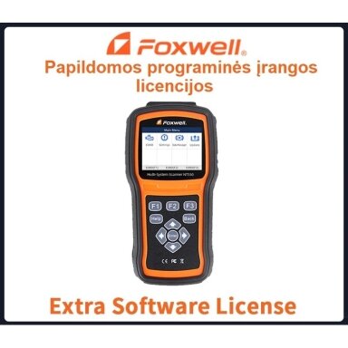 Foxwell NT530 papildoma programinė įranga