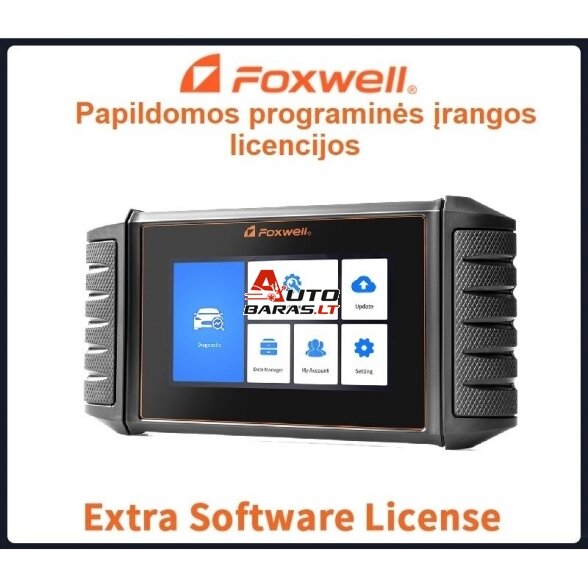 Foxwell i53 papildoma programinė įranga