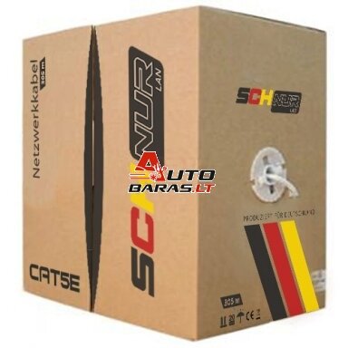 FTP kabelis SCHNUR CAT6 (305m) (vidaus)
