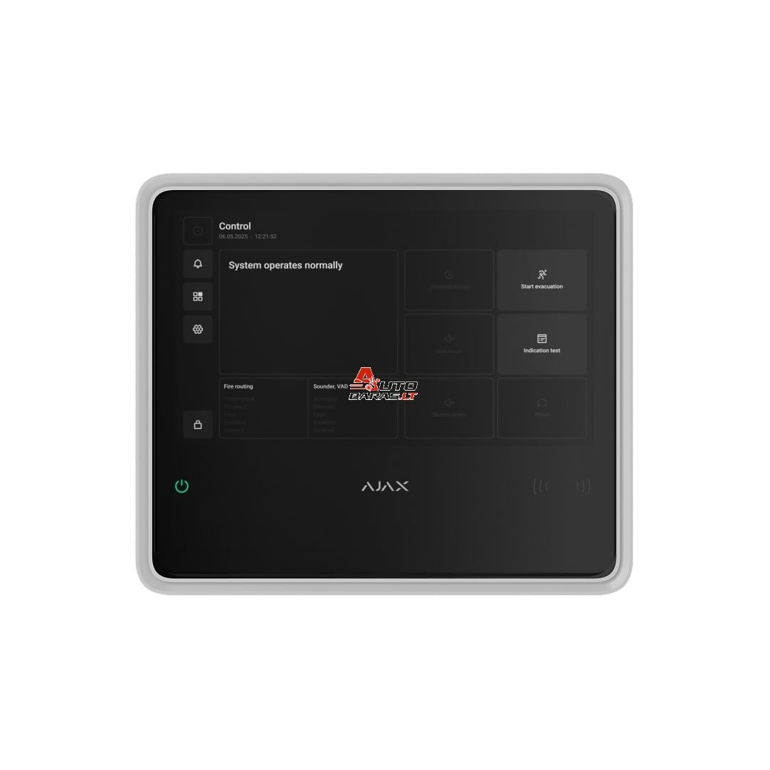 Gaisro centralė Ajax EN54 Fire Hub 125732.315.WH (balta)