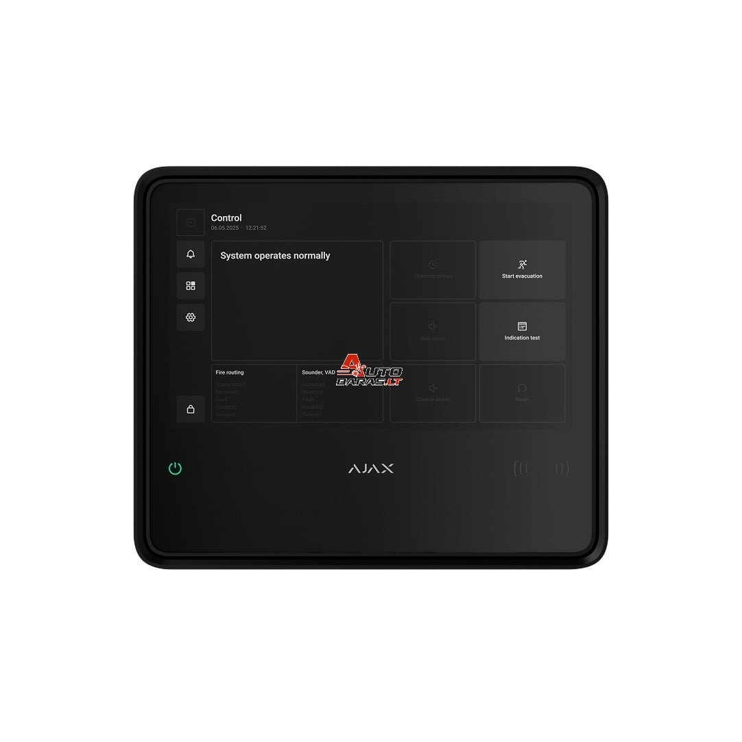 Gaisro centralė Ajax EN54 Fire Hub 125733.315.BL (juoda)