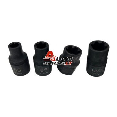 Galvučių rinkinys 1/2" RIBE (6S-12S) 4vnt Galvučių rinkinys 1/2" RIBE (6S-12S) 4vnt