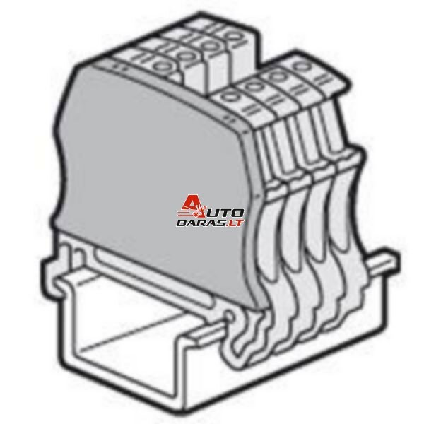 Galinis dangtelis rinklei Legrand Viking3 037550 (pilkas)