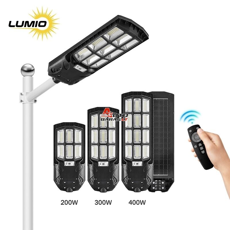 Gatvės šviestuvas su saulės baterija 300W 6500K 4