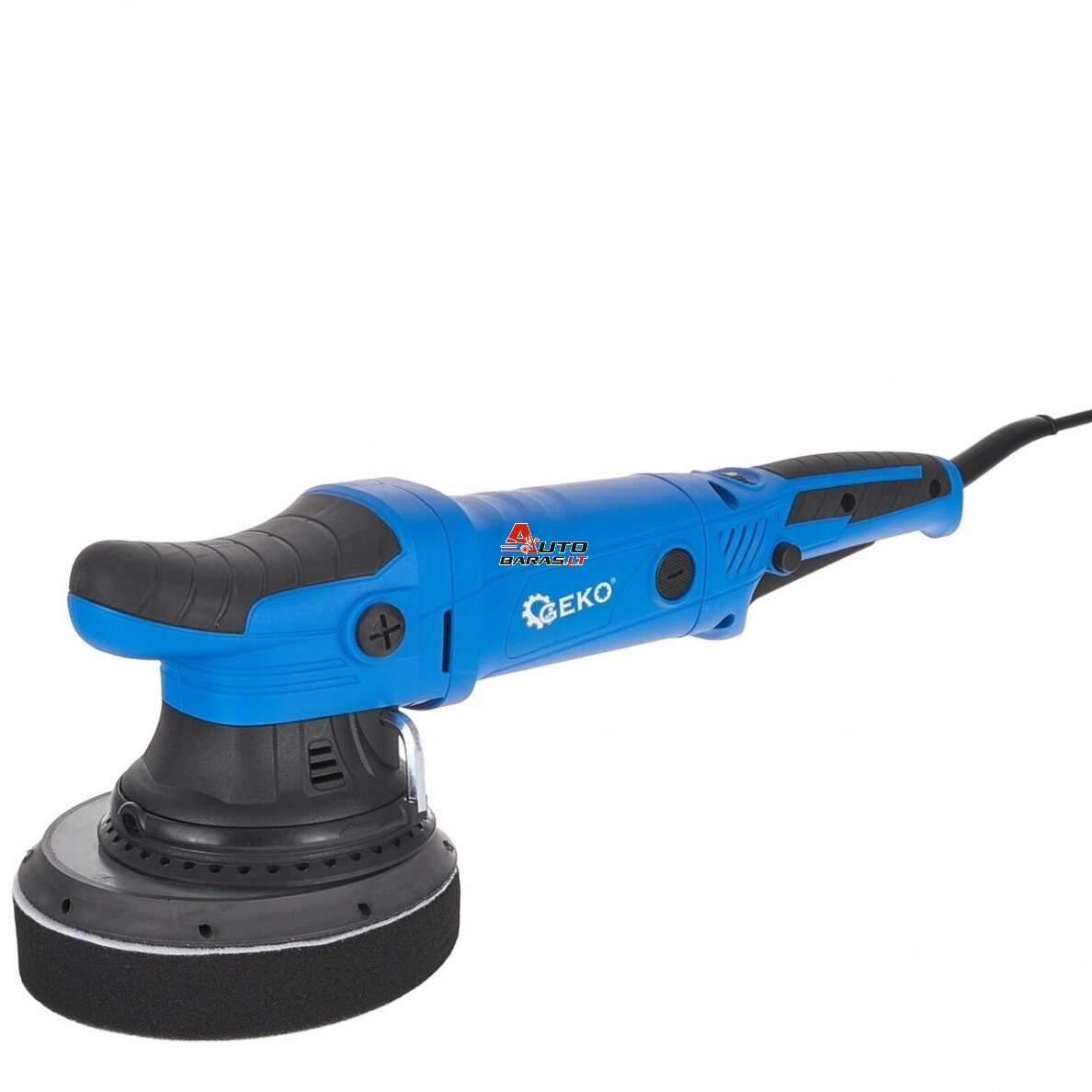 GEKO EKSCENTRINIS POLIRUOKLIS KAMPINIS 150MM 720W + 4 kempinės 1