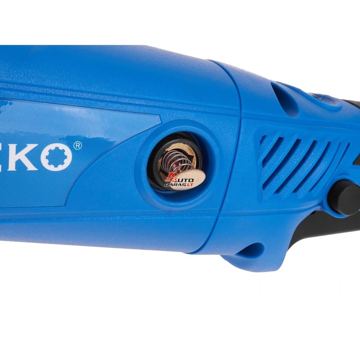 GEKO EKSCENTRINIS POLIRUOKLIS KAMPINIS 150MM 720W + 4 kempinės 11