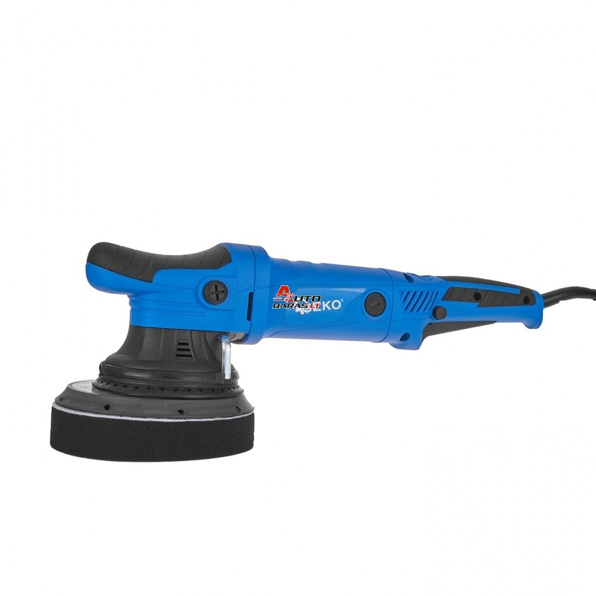 GEKO EKSCENTRINIS POLIRUOKLIS KAMPINIS 150MM 720W + 4 kempinės 2