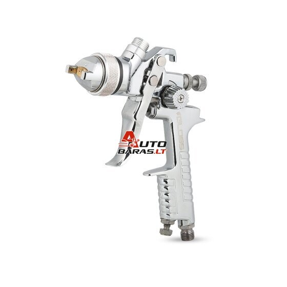 GLOSS GH-827 Žemo slėgio dažymo pulverizatorius H.V.L.P, chromo spalva, 1.3 mm