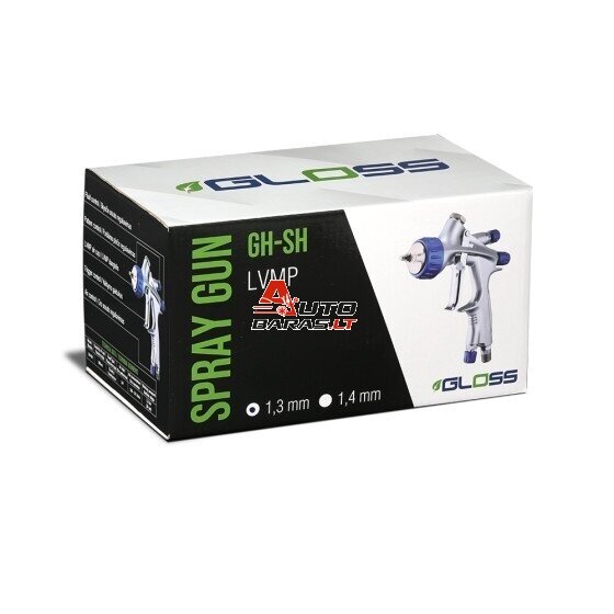 GLOSS Vidutinio slėgio dažymo pulverizatorius SHINE L.V.M.P 1.4mm 3