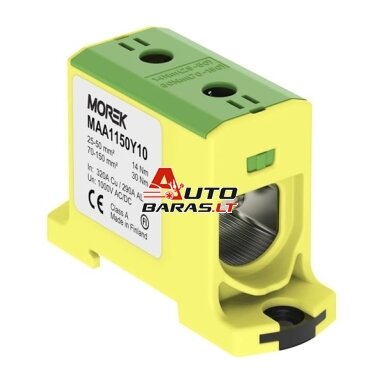 Gnybtas OTL120 1x16-120mm2 Morek MAA1120Y10 (geltona/žalia) Gnybtas OTL120 1x16-120mm2 Morek MAA1120Y10 (geltona/žalia)