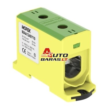 Gnybtas OTL240 1x35-240mm2 Morek MAA1240Y10 (geltona/žalia) Gnybtas OTL240 1x35-240mm2 Morek MAA1240Y10 (geltona/žalia)