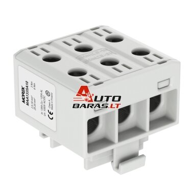 Gnybtas OTL35-3x 3x2.5-35mm2 Morek MAA1335A10 (pilkas) Gnybtas OTL35-3x 3x2.5-35mm2 Morek MAA1335A10 (pilkas)