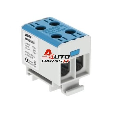 Gnybtas OTL50-2 Morek MAA2050B10 (mėlyna, 2x1.5-50mm2, Al/Cu, 1000V)