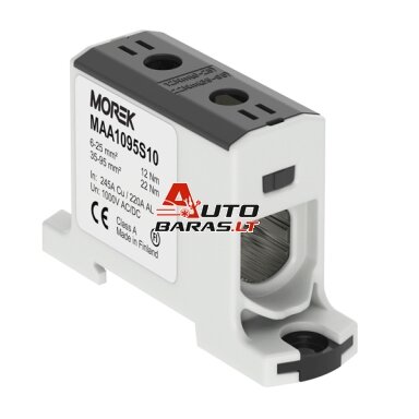 Gnybtas OTL95 1x6-95mm2 Morek MAA1095A10 (juodas) Gnybtas OTL95 1x6-95mm2 Morek MAA1095A10 (juodas)
