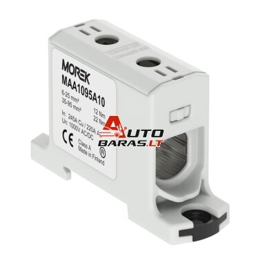 Gnybtas OTL95 1x6-95mm2 Morek MAA1095A10 (pilkas) Gnybtas OTL95 1x6-95mm2 Morek MAA1095A10 (pilkas)
