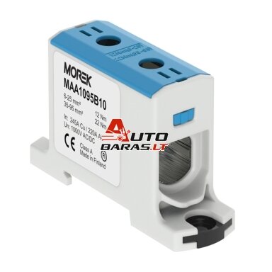 Gnybtas OTL95 1x6-95mm2 Morek MAA1095S10 (mėlyna) Gnybtas OTL95 1x6-95mm2 Morek MAA1095S10 (mėlyna)