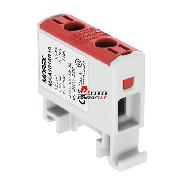 Gnybtas OTL16 1x1.5-16mm2 Morek MAA1016R10 (raudonas)
