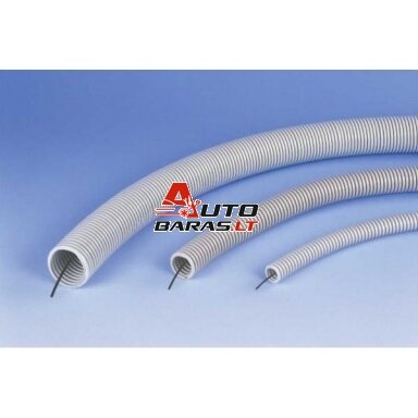 Gofruotas PVC vamzdis su viela 25mm (50m)