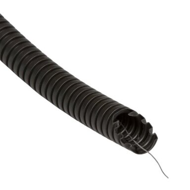 Gofruotas PVC vamzdis su viela 40mm (25m, 750 N/5 cm) Gofruotas PVC vamzdis su viela 40mm (25m, 750 N/5 cm)