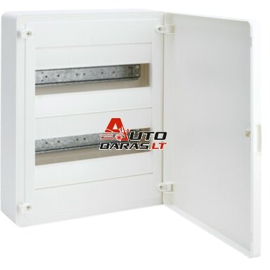GOLF2 plastikinis virštinkinis skydelis VS212PD 2x12 mod. Hager (IP40)