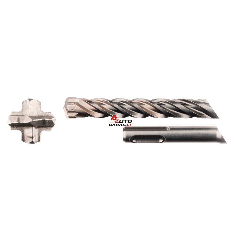 Grąžtas betonui 14x1000mm SDS-PLUS HSS Nemesis 2 Makita B-58497 (darbinis ilgis 950mm)