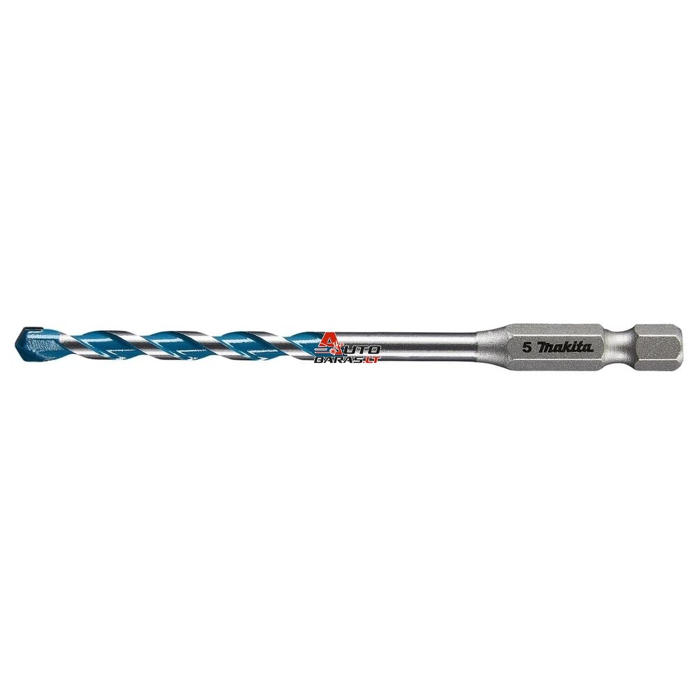 Grąžtas metalui 5x100mm šešiakampis griebtuvas Makita E-14956 (darbinis ilgis 50mm)