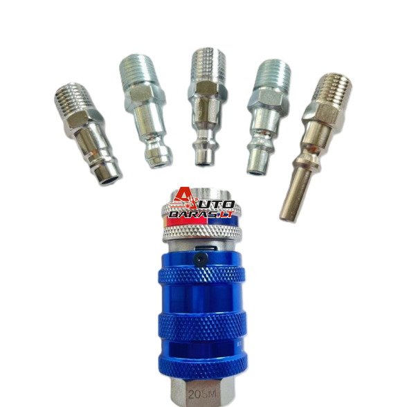 SUMAKE Greito jungimo vožtuvas 5in1 (lizdas) su vidiniu sriegiu  1/2" 1