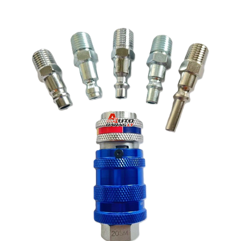 SUMAKE Greito jungimo vožtuvas 5in1 (lizdas) su vidiniu sriegiu  1/2" 1