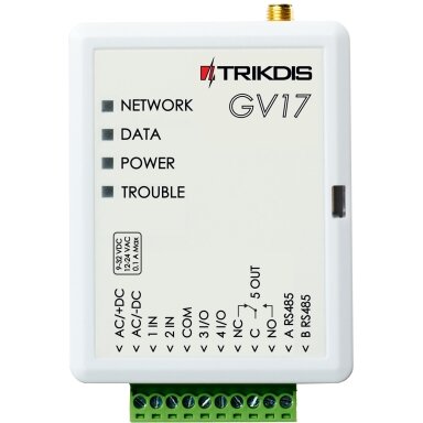 GSM vartų valdiklis GV17 Trikdis GSM vartų valdiklis GV17 Trikdis