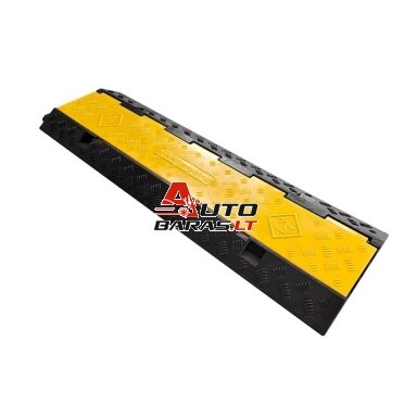 Guminė kabelių apsauga Plastena (50×300×1000 mm, 3 kanalai) Guminė kabelių apsauga Plastena (50×300×1000 mm, 3 kanalai)