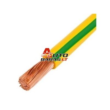 H07V-K (LgY) 1x6 mm2 vienagyslis laidas Lietkabelis (daugiavielis, geltonas/žalias, 100 m) H07V-K (LgY) 1x6 mm2 vienagyslis laidas Lietkabelis (daugiavielis, geltonas/žalias, 100 m)
