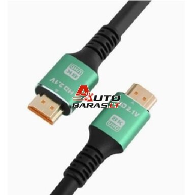 HDMI–HDMI kabelis Wirelee (8 m, HDMI 2.1, 8K, 60 Hz, 48 Gbit/s, ARC, juodas) HDMI–HDMI kabelis Wirelee (8 m, HDMI 2.1, 8K, 60 Hz, 48 Gbit/s, ARC, juodas)